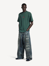 Balenciaga Laurel Dark Green Medium-Fit T-Shirt