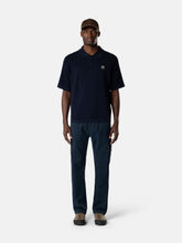 Stone Island Navy Blue Micro Stitch Soft Organic Cotton Polo