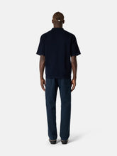 Stone Island Navy Blue Micro Stitch Soft Organic Cotton Polo