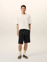 Ami Paris Black Ami De Coeur Cotton Shorts