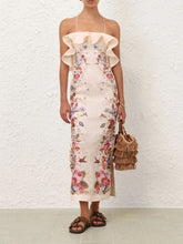 Zimmermann Patience Vanilla Floral Frill Dress