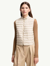 Moncler Ivory Haricot 3-in-1 Leather Down Shirt Jacket