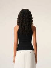 Ami Paris Black Cotton Ami De Coeur Tank Top