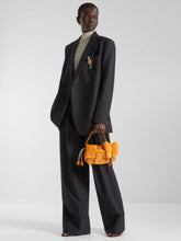 Fendi Navy Blue Pinstriped Wool Trousers