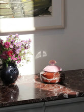 Reflections Copenhagen Cherry Bonbonniere in Rose Marble and Crystal