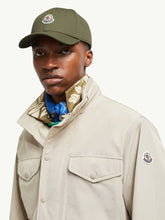 Moncler Olive Green Cotton Gabardine Baseball Cap