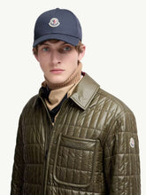 Moncler Navy Blue Cotton Gabardine Baseball Cap