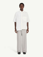 MM6 Maison Margiela White Two-Tone Cotton Poplin Shirt