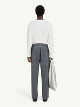 MM6 Maison Margiela Dark Grey Tailored Wool-Blend Trousers