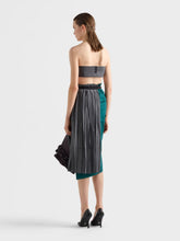 Prada Hematite Patchwork Midi Skirt