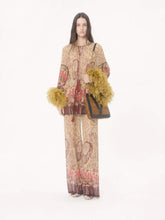 Valentino Garavani Pekin Voyage Imaginaire Silk Blouse