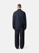 Stone Island Indigo Raw Denim Coach Jacket