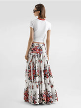Dolce & Gabbana White Printed Cotton Jersey T-Shirt