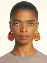 Panconesi Gold Dusk Agate Earrings