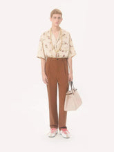 Valentino Garavani Butter Silk Bowling Shirt Floral Print