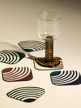 Maison Sarah Lavoine Mirage Multicolour Lacquered Coasters Set