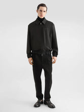 Dolce & Gabbana Grey Wool Jacket with Logo Tag