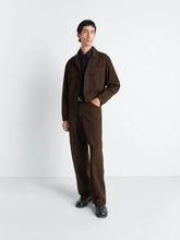 Lemaire Cacao Brown Broken Twill Trucker Jacket