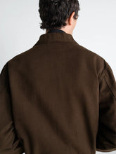 Lemaire Cacao Brown Broken Twill Trucker Jacket