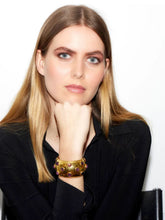 Sylvia Toledano Gold Dune Amethyst Cuff