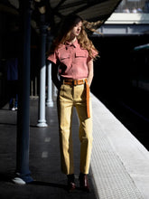 Stouls Yellow Butter Benny 25 Stretch Leather Trousers
