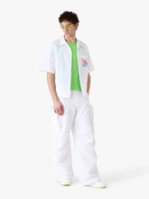 Casablanca White Graphic Embroidered Short Sleeve Shirt