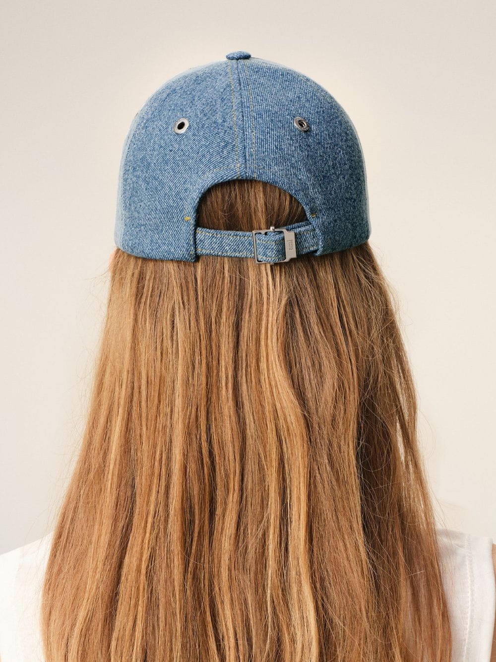 Ami Paris Blue Denim Ami De Coeur Embroidery Cap | Fashion Clinic