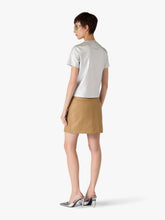 Casablanca Beige Cotton Pocket Mini Skirt