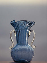 Gordiola Ibis Blue Glass Vase