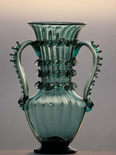 Gordiola Naucratis Green Glass Vase