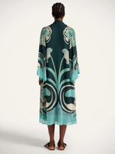 La DoubleJ Blooming Tulip Magnifico Silk Midi Dress