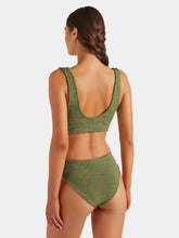 Hunza G Metallic Moss Angel Bikini