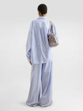 Dolce & Gabbana Blue Striped Poplin Shirt