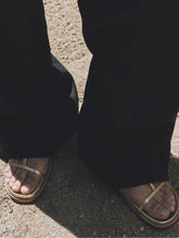 Emme Parsons Washed Gold Nappa Aya Sandals