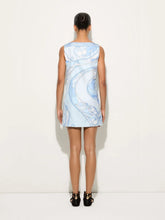 Pucci Pale Blue Orchidee Silk Mini Dress