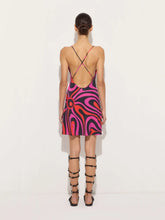 Pucci Fuchsia and Black Marmo Print Mini Dress