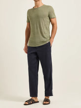 Orlebar Brown Herbal Green Tailored Linen T-Shirt