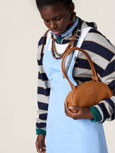 Miu Miu Cognac Brown Beau Small Leather Bag