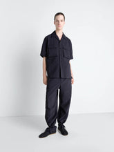 Lemaire Squid Ink Utility Short Sleeve Shirt