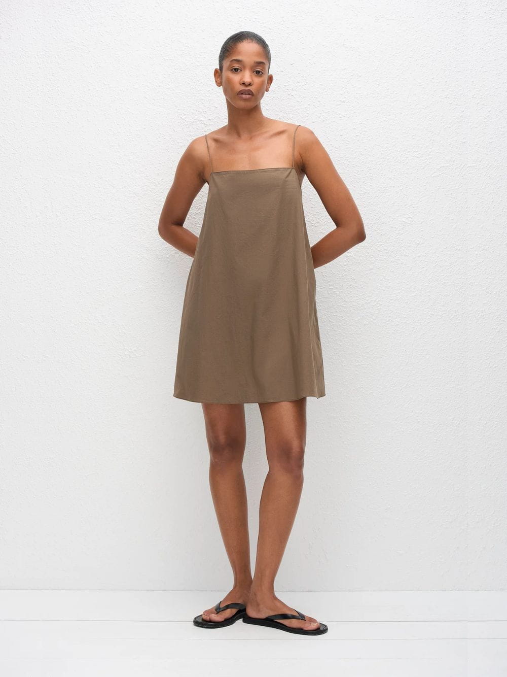 matteau square cami mini dress Matteau Birch Square Cami Mini Dress