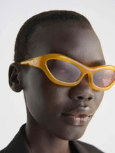 Port Tanger Yellow Cat-Eye Hayya Acetate Sunglasses