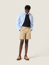 Miu Miu Corda Beige Decorated Cotton Shorts