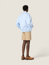 Miu Miu Corda Beige Decorated Cotton Shorts