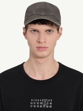 MM6 Maison Margiela Grey Cotton Six-Panel Baseball Cap