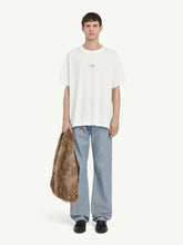 MM6 Maison Margiela White Cotton T-Shirt with Logo