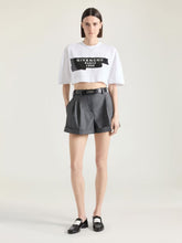 Givenchy Grey Mix Double Pleat Wool Shorts