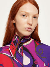 Pucci Silk Foulard in Astro and Rhombi Print