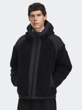 Canada Goose Black Reversible Alberni Bomber Jacket in Fleece