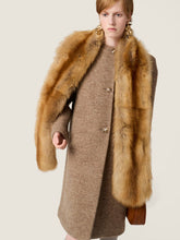 Miu Miu Caramel Shearling Fur Stole