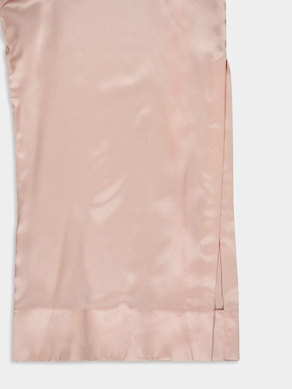 Pink Lace Detail Silk Jumpsuit